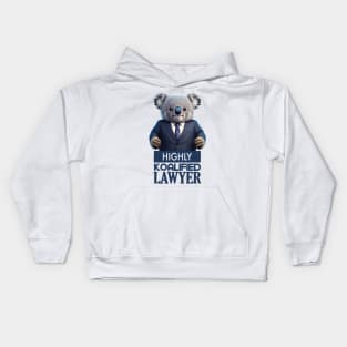 Just a Highly Koalified Lawyer Koala 2 Kids Hoodie